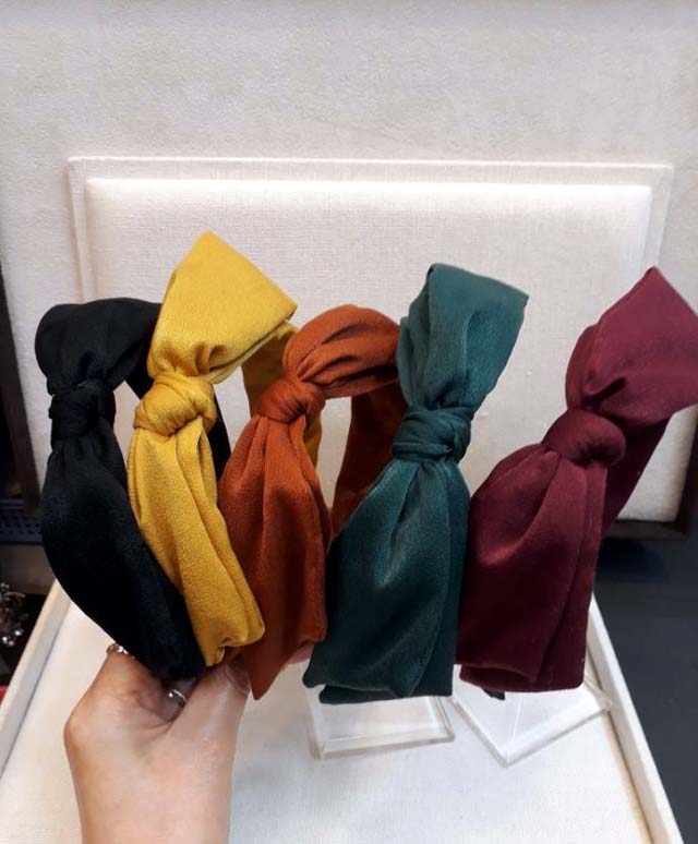 Hair Accessories Color Ribbon Hair Bands Stylish G