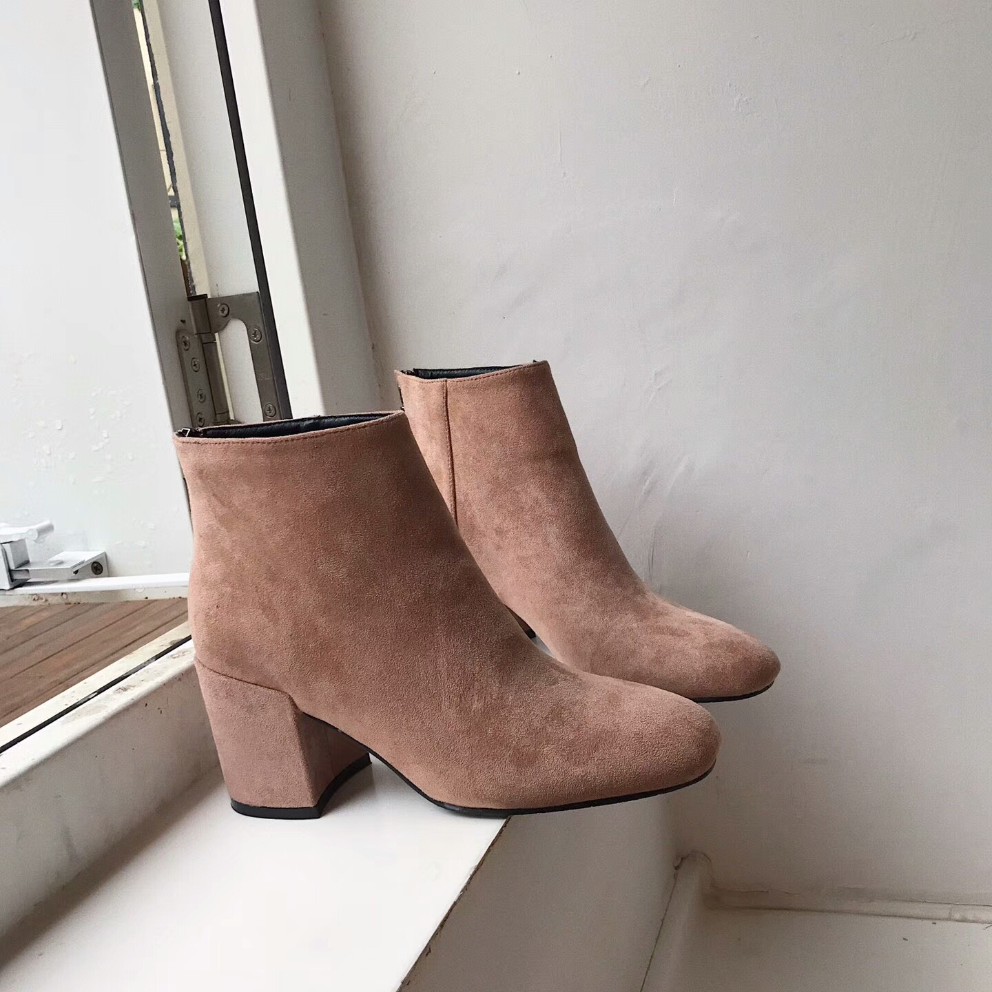 Daily Basic Zipper Angle Boots 30's Women's 