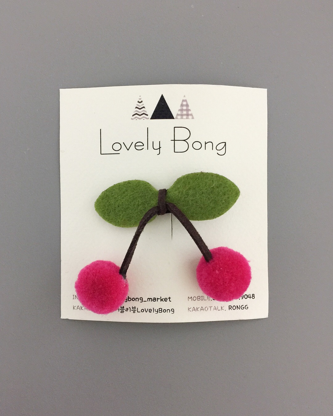 Hair Accessories Cherry Plump Tongue Pin Girl Hair