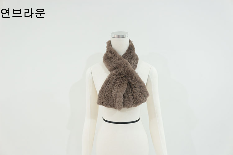 Rex rabbit hair shawl pretty girl muffler