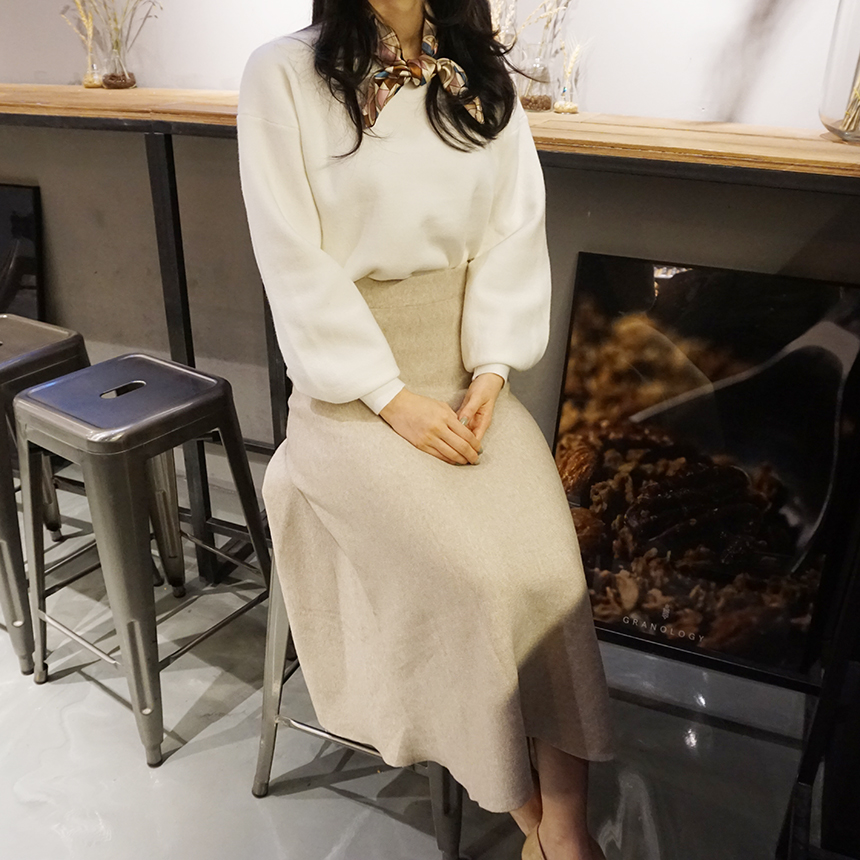 Winter Flare Knit Skirt Ront Hatcher Look Cody Fas