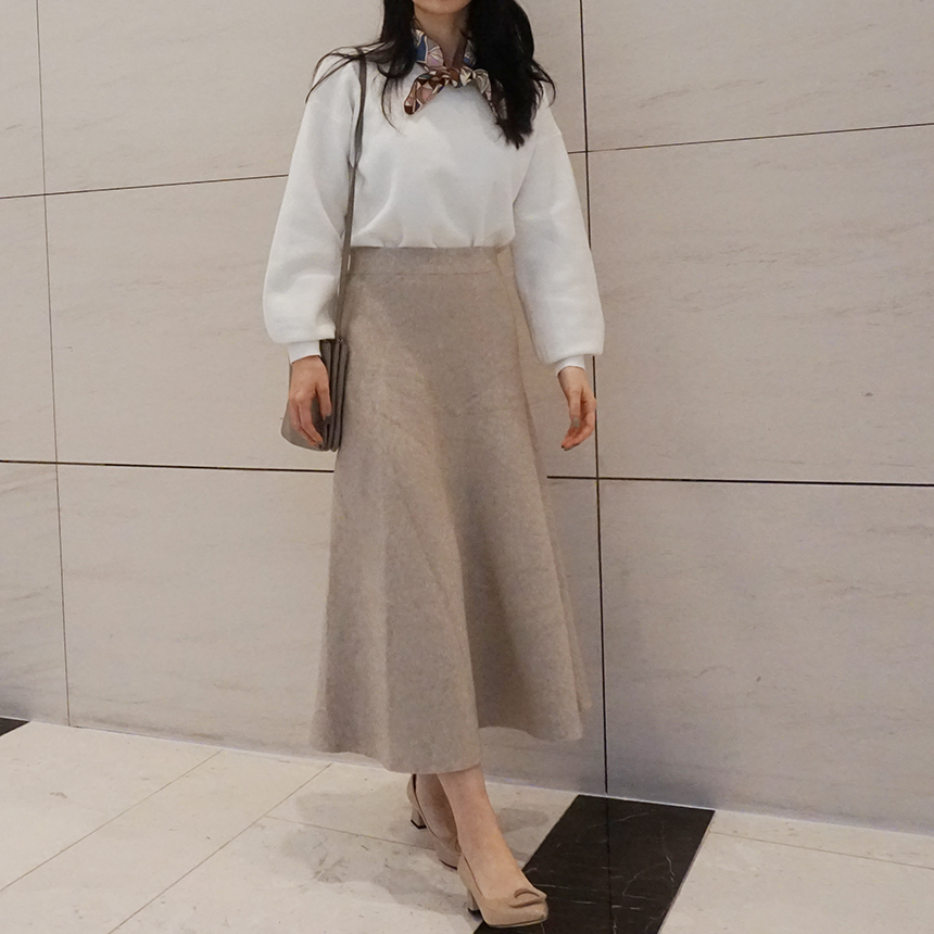 Winter Flare Knit Skirt Ront Hatcher Look Cody Fas