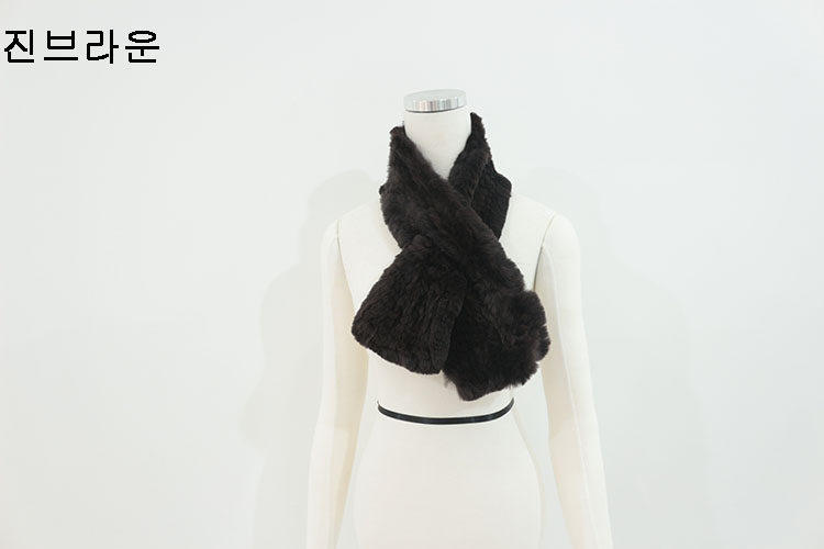 Rex rabbit hair shawl pretty girl muffler