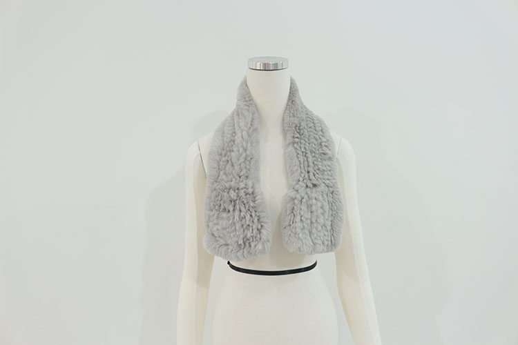 Rex rabbit hair shawl pretty girl muffler