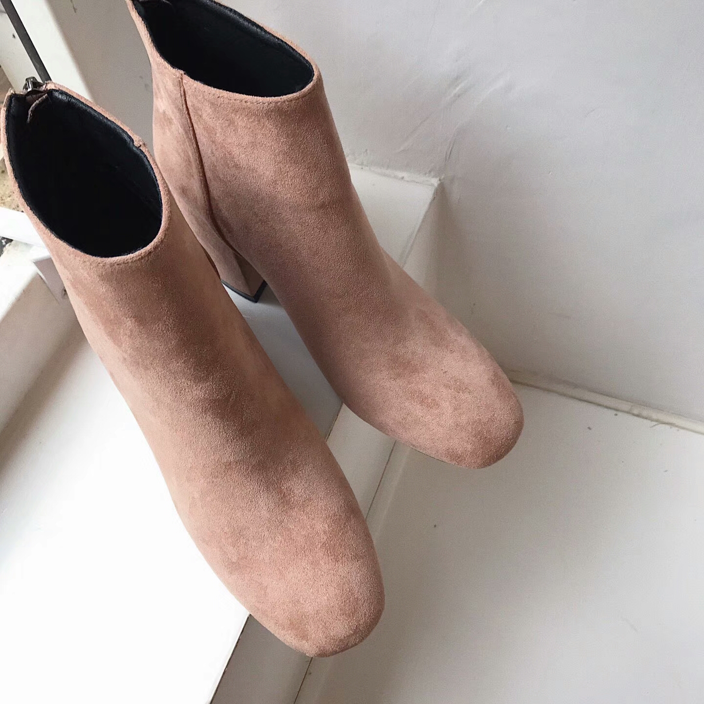 Daily Basic Zipper Angle Boots 30's Women's 