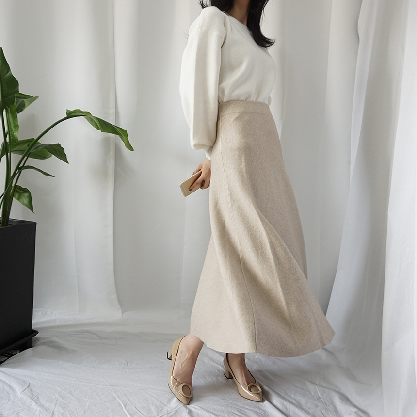 Winter Flare Knit Skirt Ront Hatcher Look Cody Fas