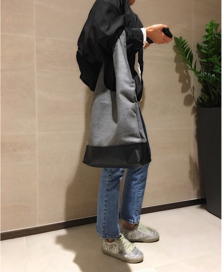 Unisex Woolen Shoulder Eco Bag Casual Bag Simple U