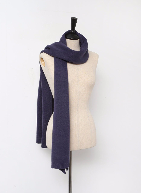 Basic Knitted Plain Shawl Scarf 13color Autumn Wom