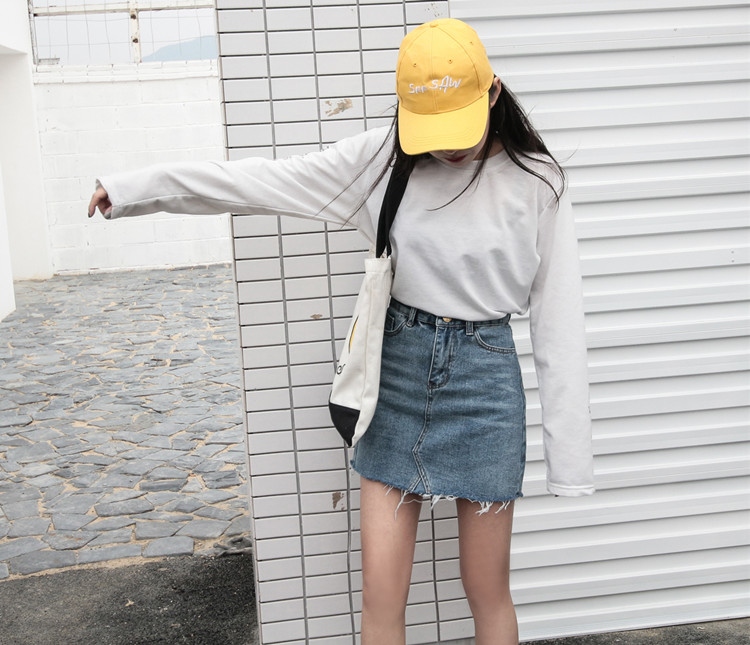 Denim Skirt Wrap Skirt Vintage Denim Shirt Women A