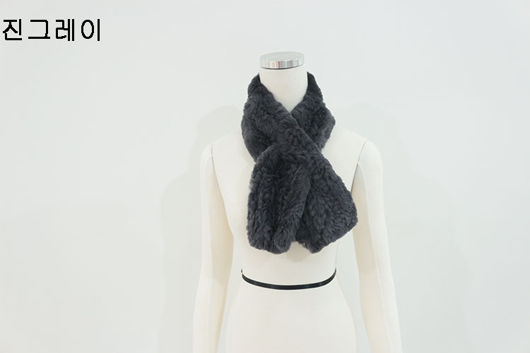 Rex rabbit hair shawl pretty girl muffler