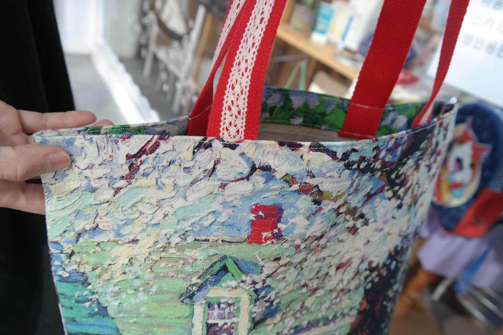 Red hair and eco bag 2