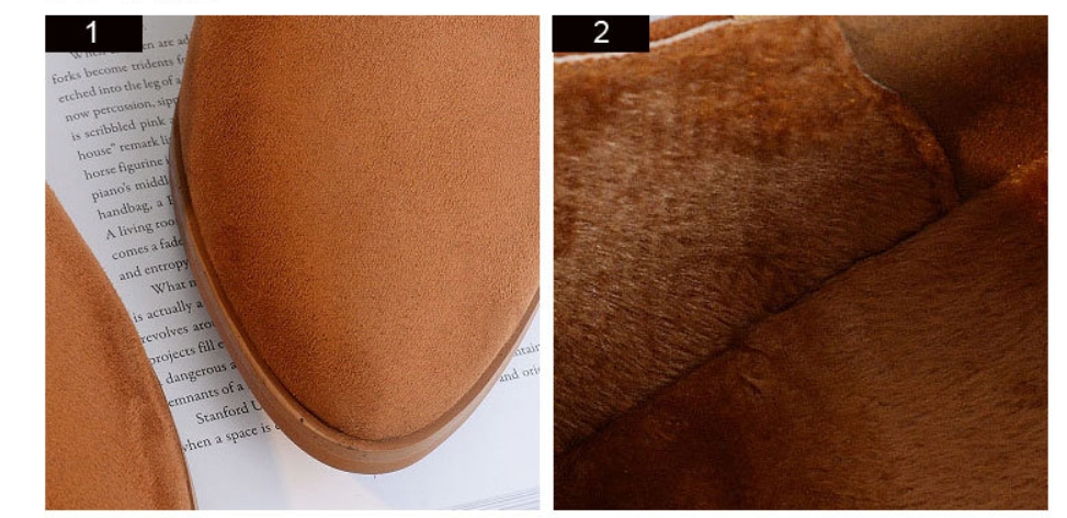 SB39_ imported brown black suede angle boots, 5.5 