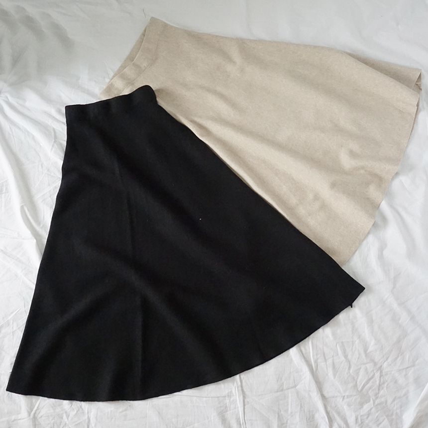 Winter Flare Knit Skirt Ront Hatcher Look Cody Fas