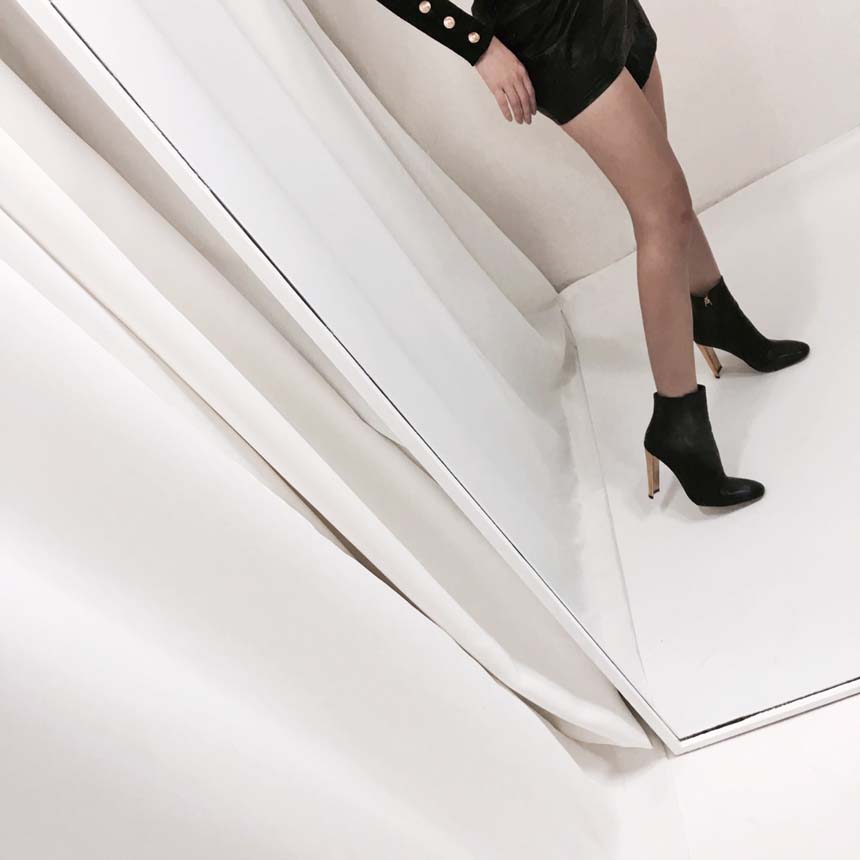 Gold Sheep Angle Boots Leather Suede Women's An