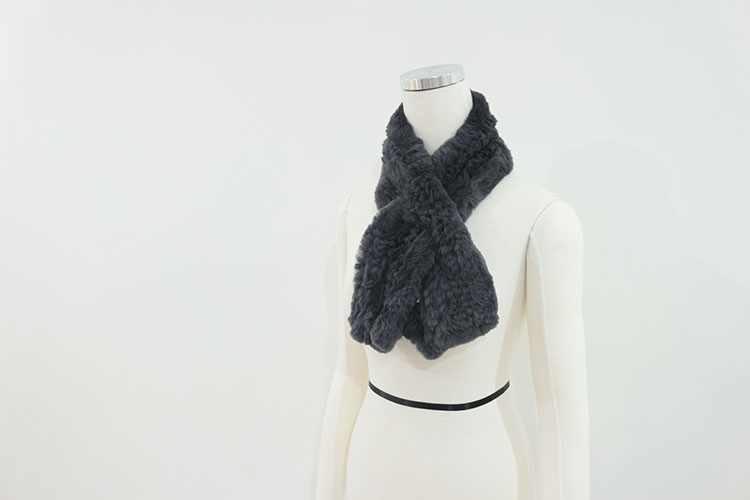 Rex rabbit hair shawl pretty girl muffler
