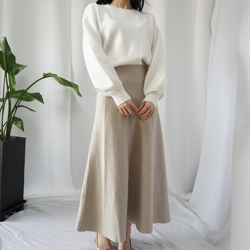 Winter Flare Knit Skirt Ront Hatcher Look Cody Fas