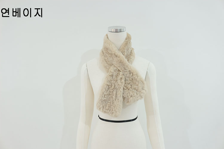 Rex rabbit hair shawl pretty girl muffler