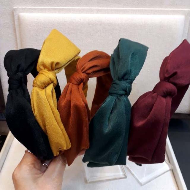 Hair Accessories Color Ribbon Hair Bands Stylish G