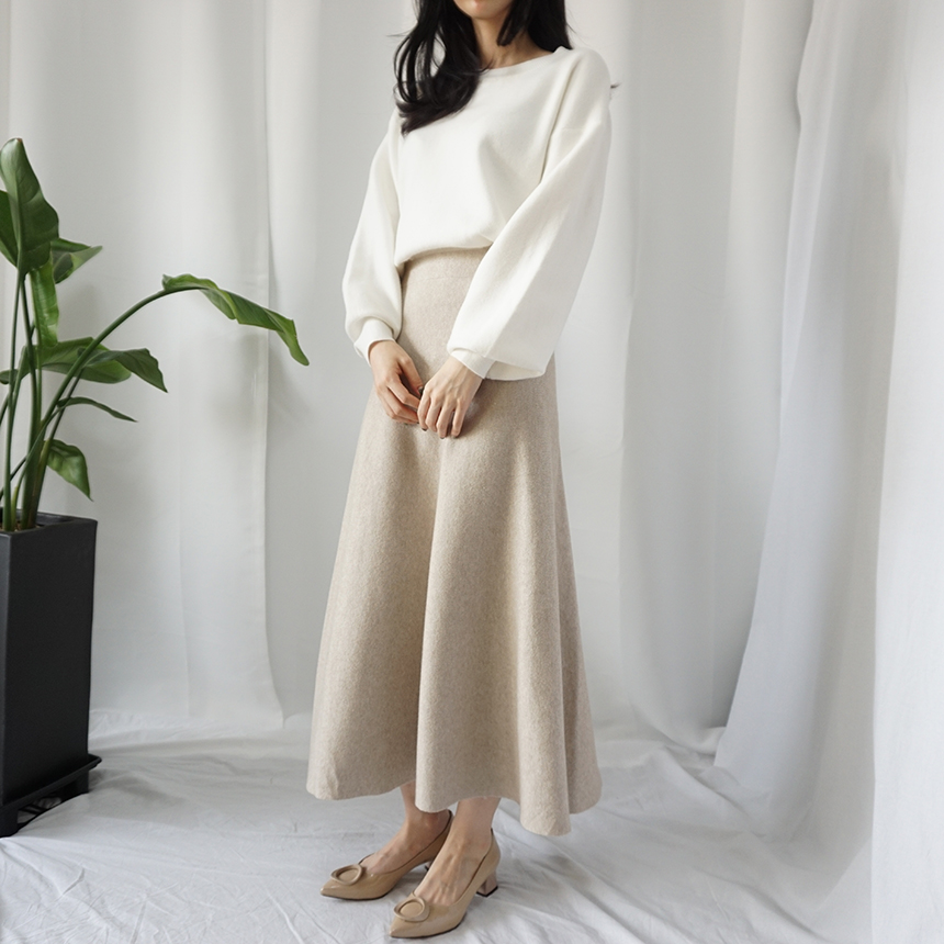 Winter Flare Knit Skirt Ront Hatcher Look Cody Fas