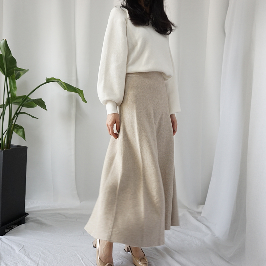 Winter Flare Knit Skirt Ront Hatcher Look Cody Fas