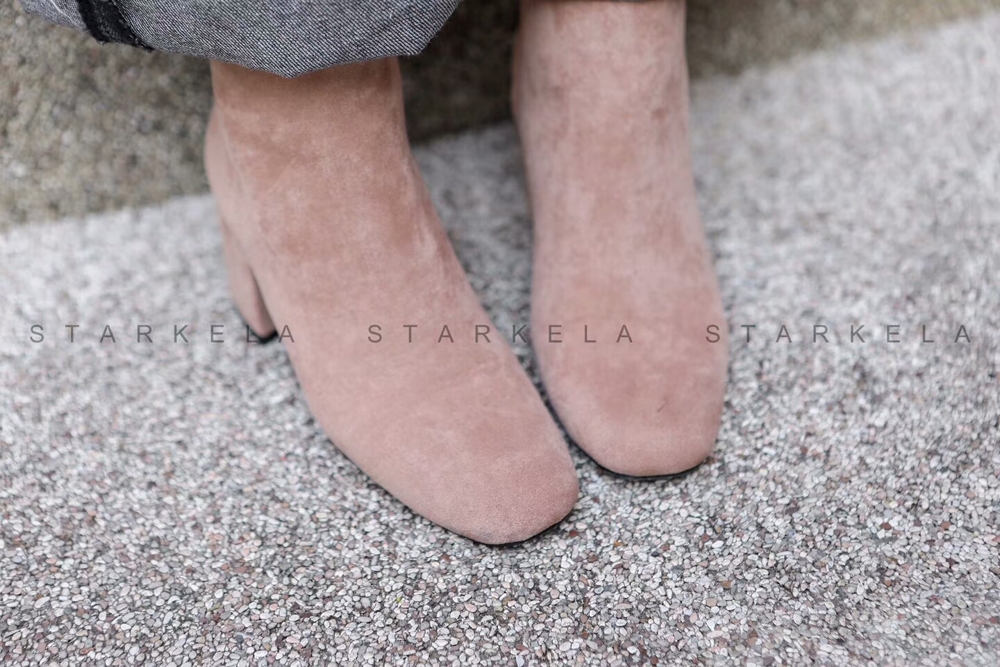 Daily Basic Zipper Angle Boots 30's Women's 