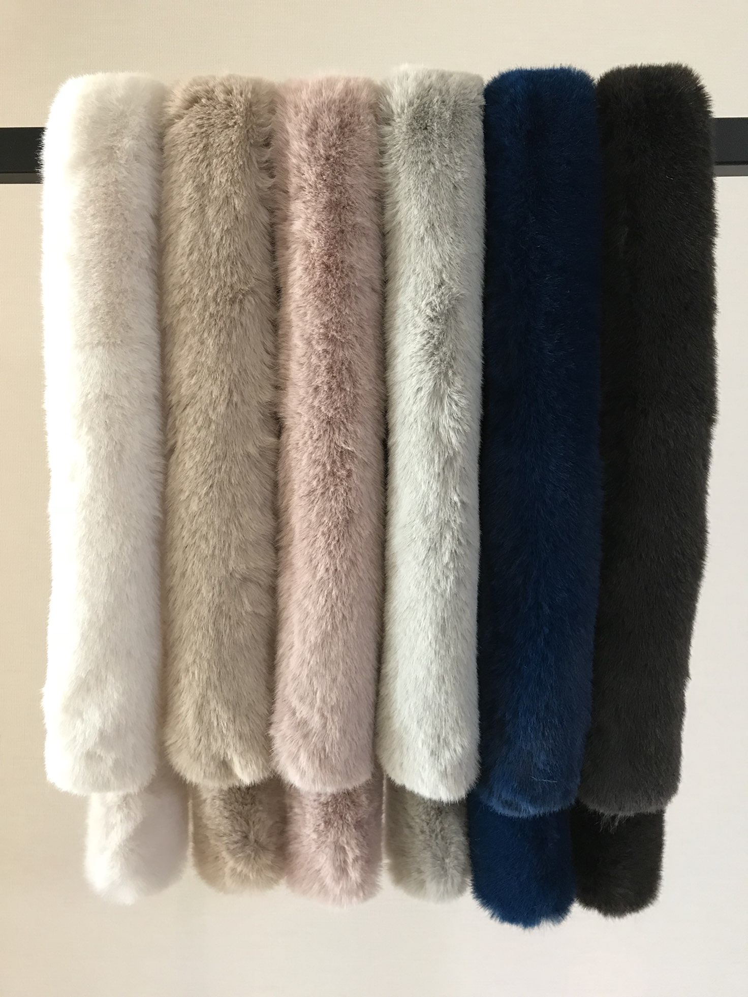 Petit mink fake fur shawl 6color Soft fluffy muffl
