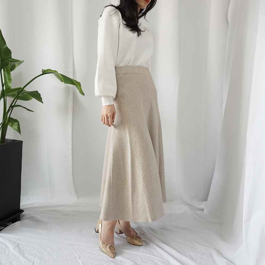 Winter Flare Knit Skirt Ront Hatcher Look Cody Fas