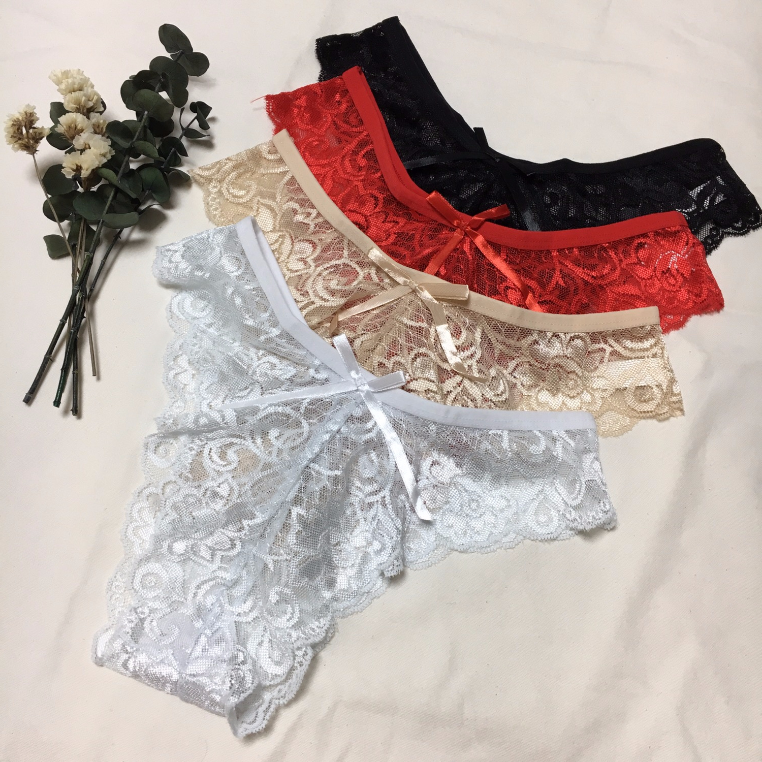 Women Underwear YASISI Sexy Bantei Panties Lace Pr