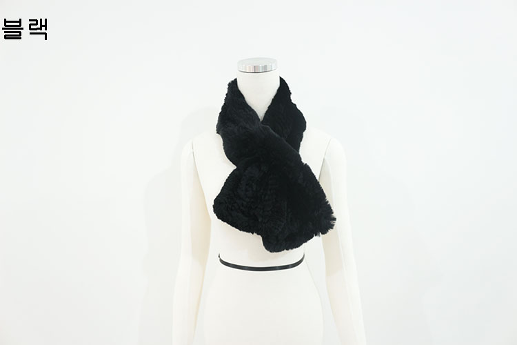 Rex rabbit hair shawl pretty girl muffler