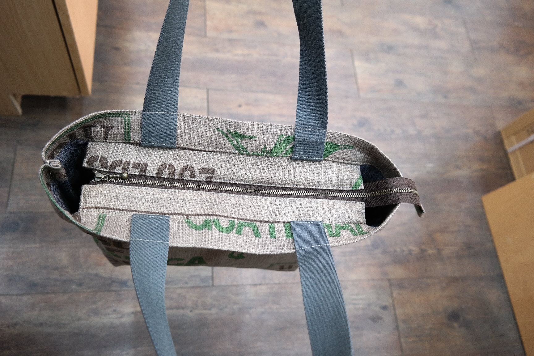 Red hair and eco bag 2