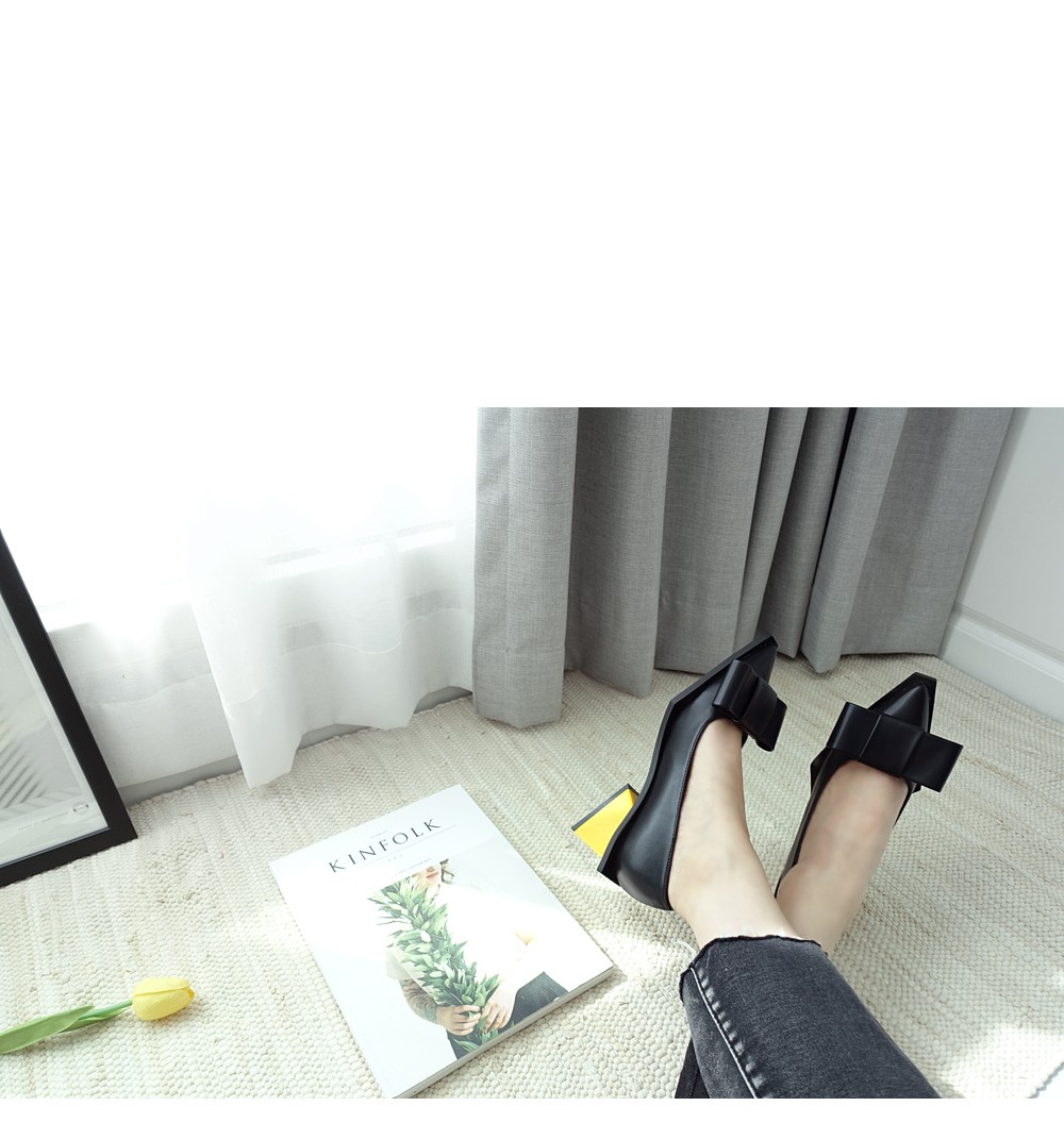 Unique Ribbon Pumps 5.5cm Shoe Silver Blue Keyhole