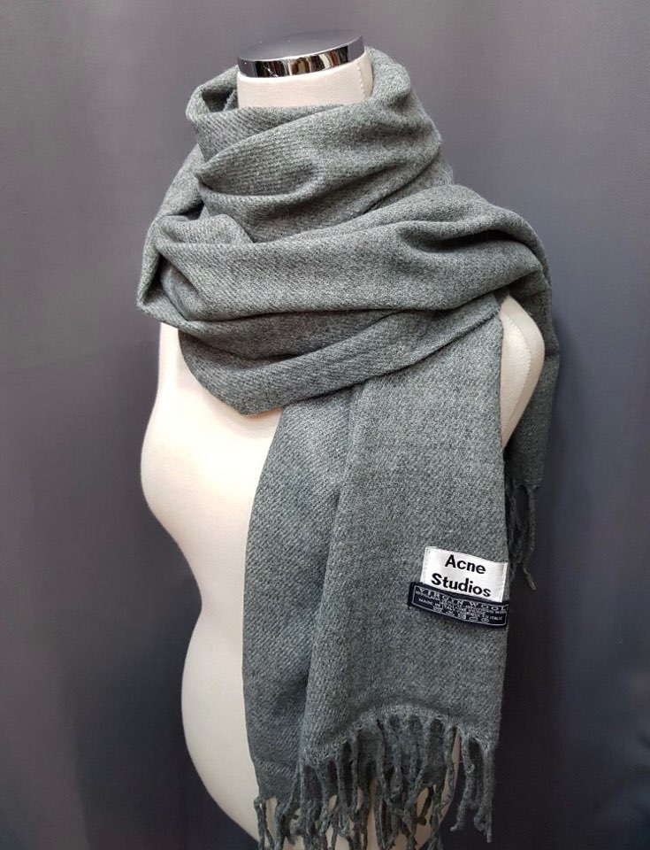 ACNE Studio Wool 100 muffler 7color shawl Women Wo