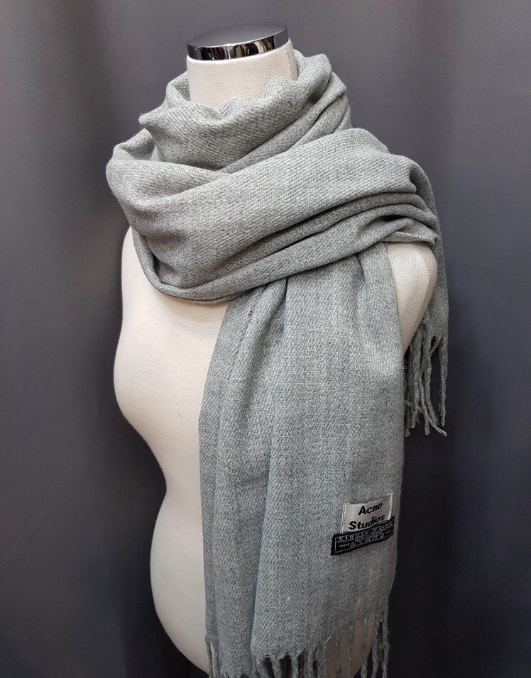 ACNE Studio Wool 100 muffler 7color shawl Women Wo