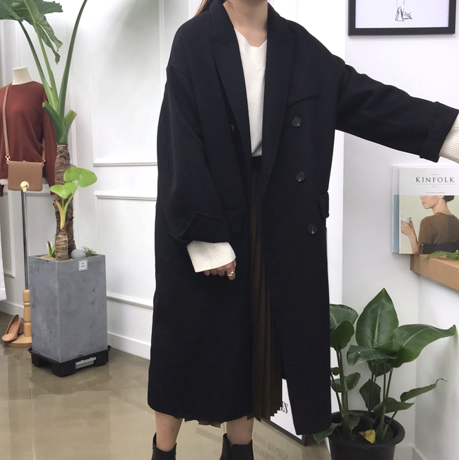 Suede Long pleated wrinkled skirt 20 women Winter 