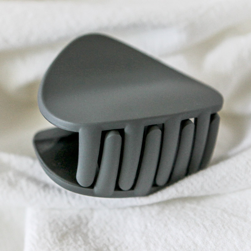 Hair Accessories Matt Gray Acrylic Base Triangle T