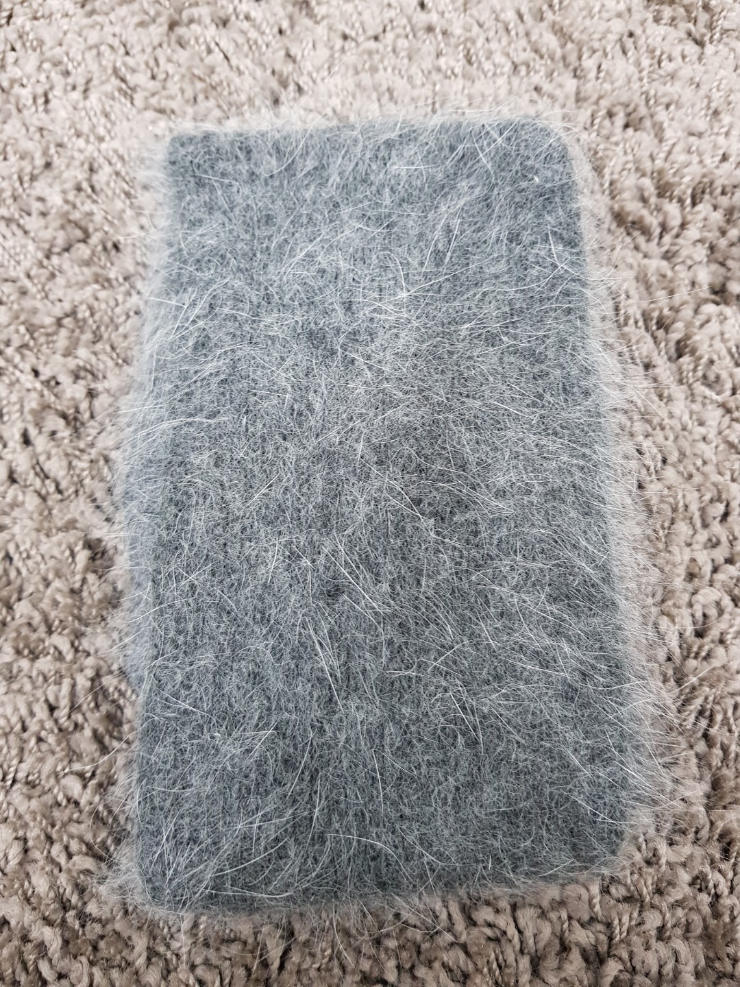 Angora muffler woman Fall winter coordination 2017