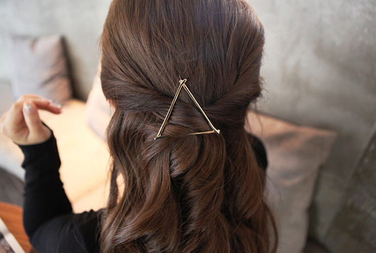 Hair Accessories SEMO METAL Hairpin A luxurious fa
