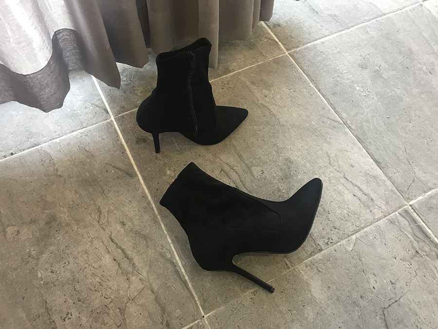 Suede Angle Boots Women Coordination Women Pointy 