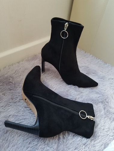 Oring Suede Angle Boots