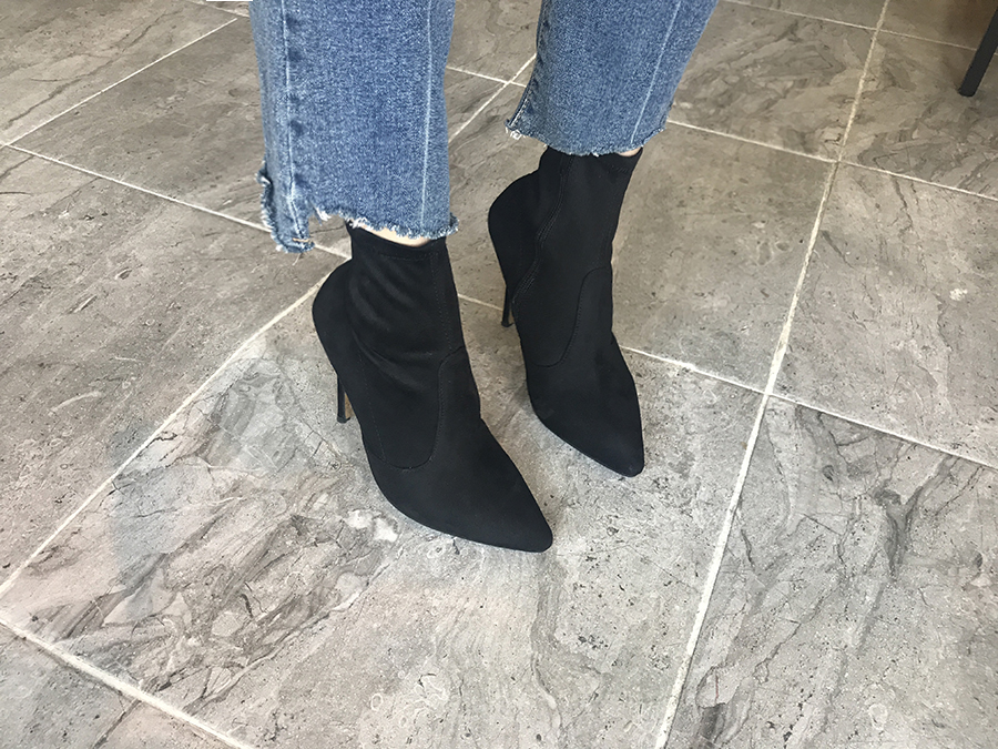Suede Angle Boots Women Coordination Women Pointy 