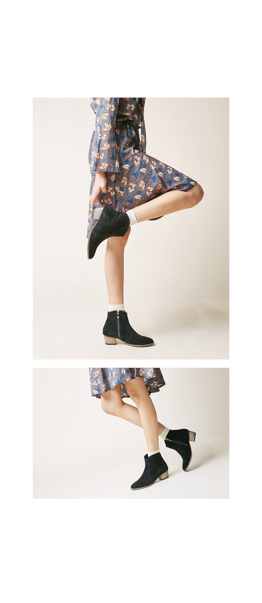 Free shipping Natural cowhide dicker boots Ankle m