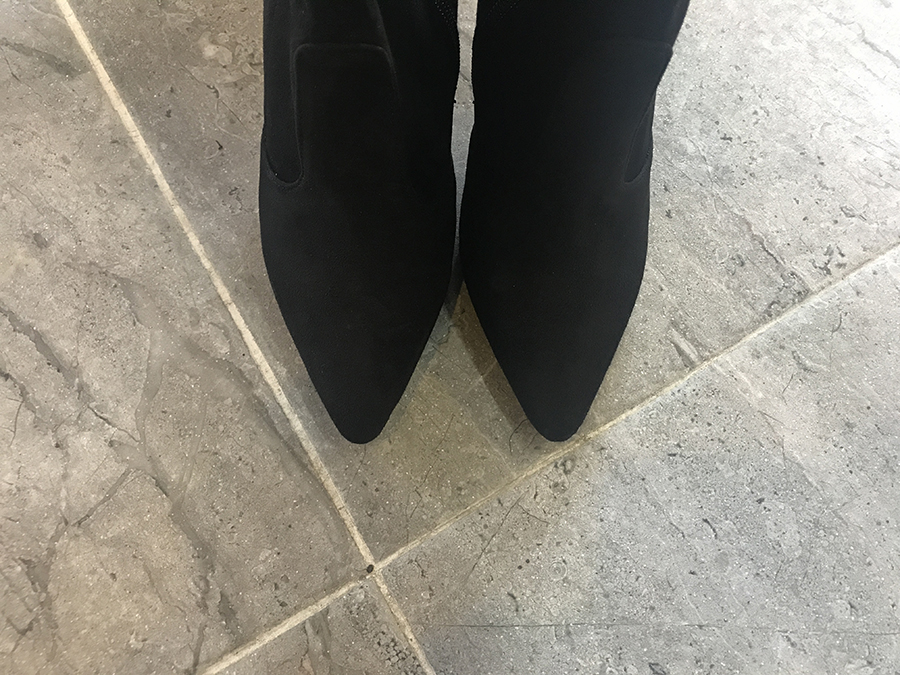 Suede Angle Boots Women Coordination Women Pointy 