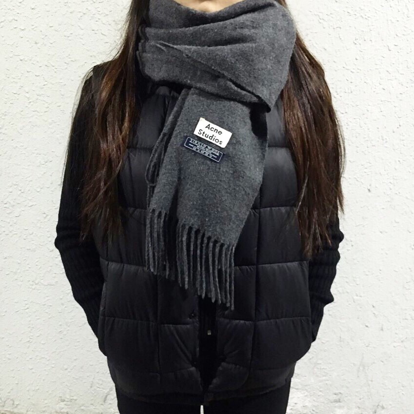 Unisex public acne muffler 100% 9Color autumn wint