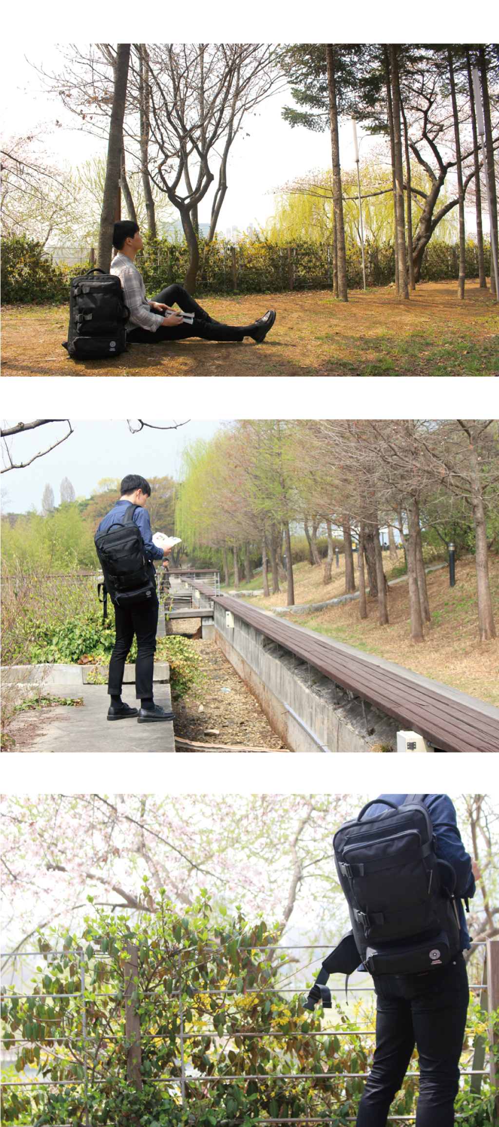 Carrier-free travel backpack Asadal Company Tau ba