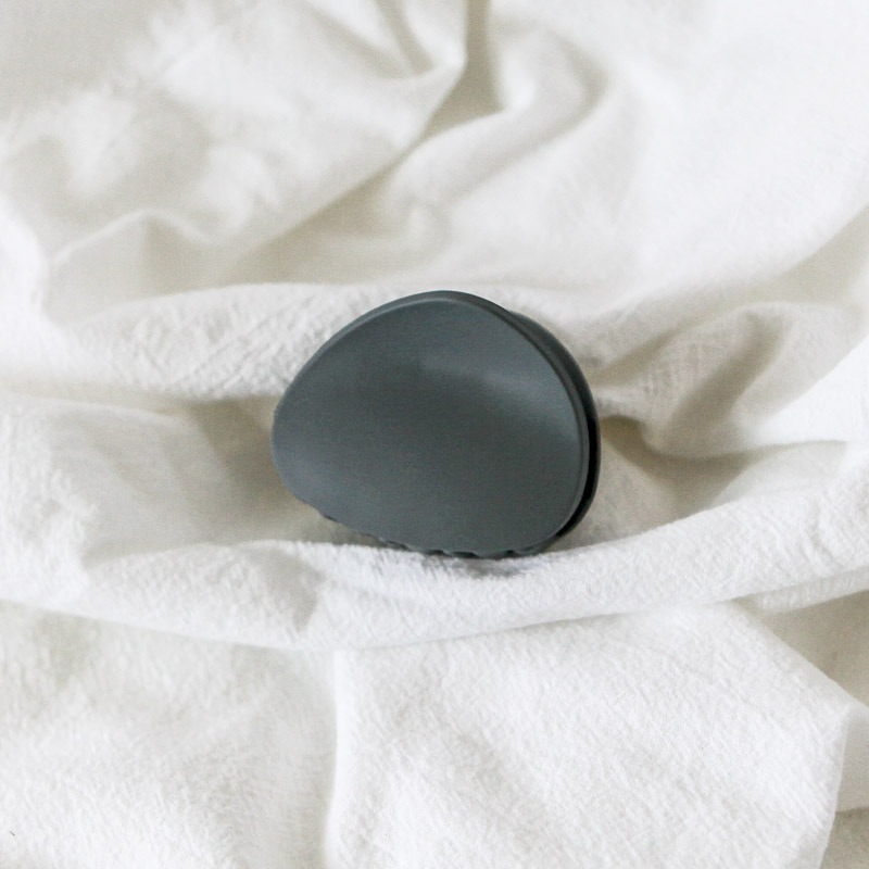 Hair Accessories Matt Gray Acrylic Base Triangle T