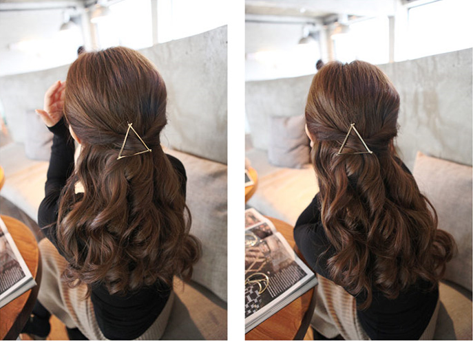 Hair Accessories SEMO METAL Hairpin A luxurious fa