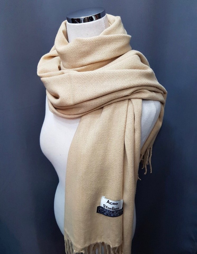 ACNE Studio Wool 100 muffler 7color shawl Women Wo