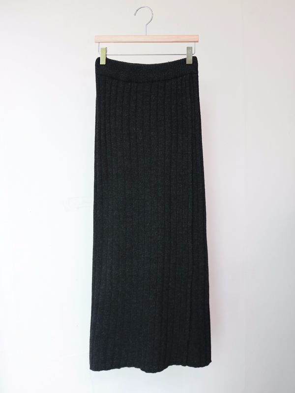 Golgi knit long skirt 2color top