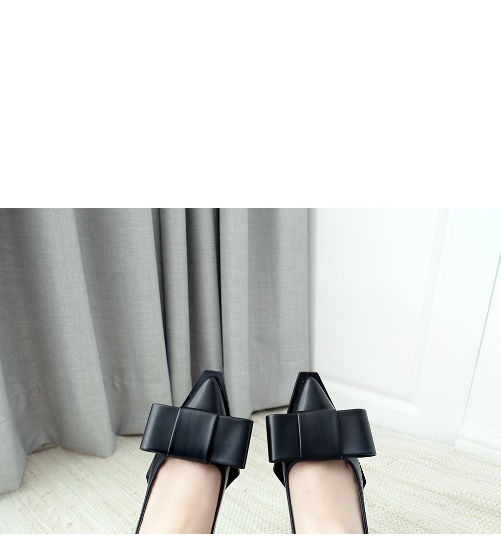 Unique Ribbon Pumps 5.5cm Shoe Silver Blue Keyhole