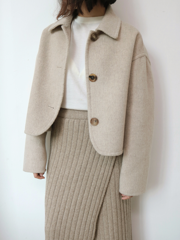 Golgi knit long skirt 2color top